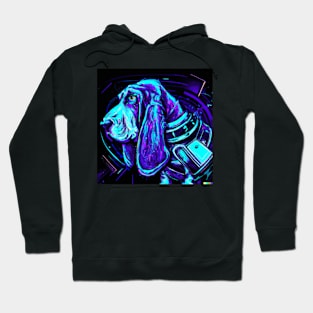 Cyber Punk Basset Hoodie